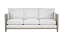 Sofas Modern Sofa - 38" X 87" X 35" Fabric Salvaged Natural Upholstery Wood Leg Sofa HomeRoots