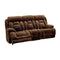 Sofas Recliner Sofa, 3 Seater, Dark Brown Benzara