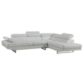 Sofas Sectional Sofa - 124" X 94" X 36" White Sectional LAF HomeRoots