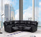 Sofas Sectional Sofa - 80" X 80" X 39" Black Power Reclining Sectional HomeRoots
