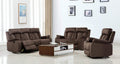 Sofas Sofa - 120" Modern Brow Fabric Sofa Set HomeRoots