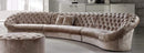 Sofas Sofa - 35" MDF and Velour Sectional Sofa HomeRoots