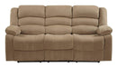 Sofas Sofa - 40" Contemporary Beige Fabric Sofa HomeRoots