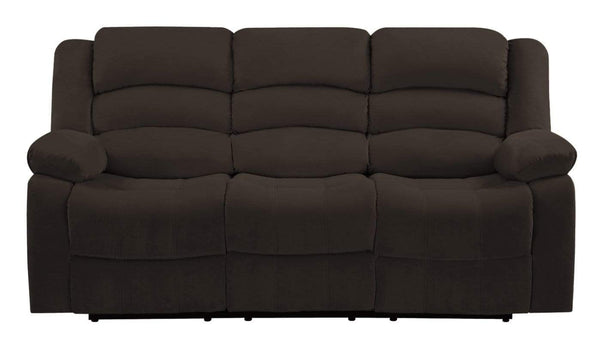 Sofas Sofa - 40" Contemporary Brown Fabric Sofa HomeRoots