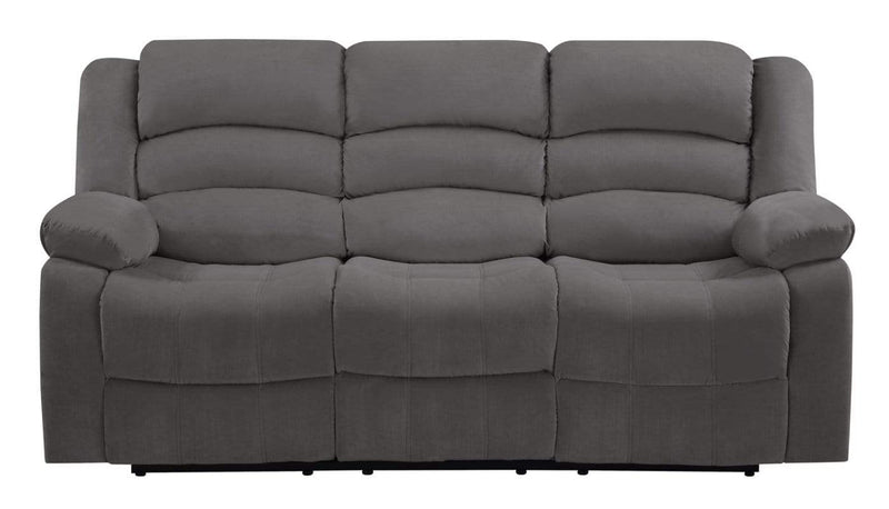 Sofas Sofa - 40" Contemporary Grey Fabric Sofa HomeRoots