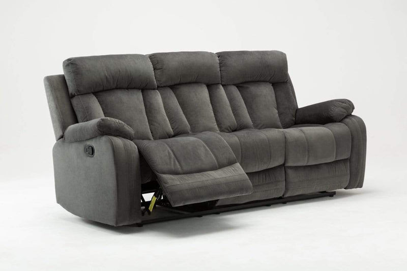 Sofas Sofa - 40" Modern Grey Fabric Sofa HomeRoots