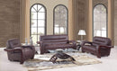 Sofas Sofa Sale - 105" Glamorous Brown Leather Sofa Set HomeRoots