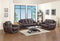 Sofas Sofa Sale - 108" Elegant Brown Leather Sofa Set HomeRoots