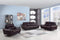 Sofas Sofa Sale - 110" Charming Brown Leather Sofa Set HomeRoots