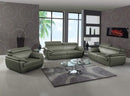 Sofas Sofa Sale - 114" Captivating Grey Leather Sofa Set HomeRoots