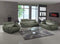 Sofas Sofa Sale - 114" Captivating Grey Leather Sofa Set HomeRoots