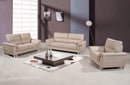 Sofas Sofa Sale - 118" Modern Beige Leather Sofa Set HomeRoots