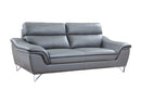 Sofas Sofa Sale - 36" Charming Grey Leather Sofa HomeRoots