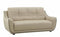 Sofas Sofa Sale - 36" Elegant Beige Leather Sofa HomeRoots