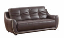 Sofas Sofa Sale - 36" Elegant Brown Leather Sofa HomeRoots
