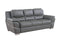 Sofas Sofa Sale - 37" Chic Grey Leather Sofa HomeRoots