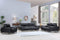 Sofas Sofa Set - 102" Lovely Black Sofa Set HomeRoots