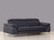 Sofas Sofa Set - 31" Fashionable Navy Leather Sofa HomeRoots