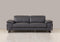 Sofas Sofa Set - 31" Tasteful Dark Grey Leather Sofa HomeRoots