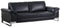 Sofas Sofa Set - 32" Lovely Black Leather Sofa HomeRoots