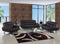 Sofas Sofas - 110" Sleek Brown Sofa Set HomeRoots