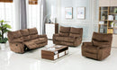 Sofas Sofas - 120" Elegant Light Brown Fabric Sofa Set HomeRoots