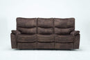 Sofas Sofas - 40" Elegant Dark Brown Fabric Sofa HomeRoots