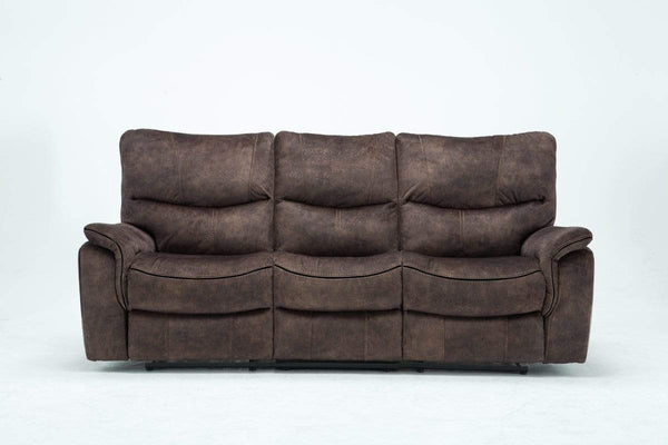 Sofas Sofas - 40" Elegant Dark Brown Fabric Sofa HomeRoots