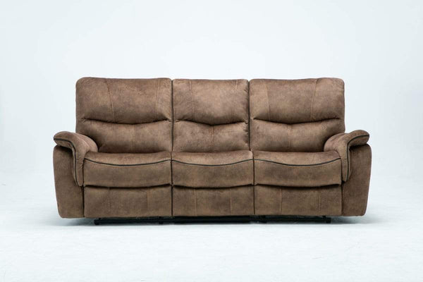 Sofas Sofas - 40" Elegant Light Brown Fabric Sofa HomeRoots