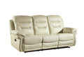 Sofas Sofas - 44" Comfortable Beige Leather Sofa HomeRoots