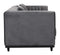 Sofas Velvet Sofa - 78.7" x 36.2" x 31.9" Gray Velvet, Birch Wood & MDF, Sofa HomeRoots