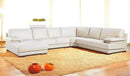 Sofas Wooden Sofa - 39" Orange Leather and Wood Sectional Sofa HomeRoots