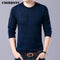 Soft Cashmere Sweater With O-Neck Collar for Men-Blue-S-JadeMoghul Inc.