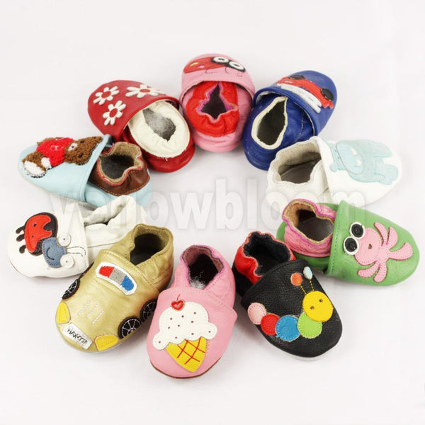 Soft Leather Baby Boys Girls Infant Shoes Slippers 0-6 6-12 12-18 18-24 New Style First Walkers Leather Skid-Proof Kids Shoes AExp