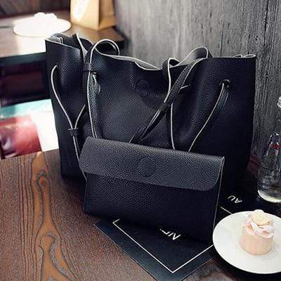 Soft Leather Women Bag Set Luxury Brand 2018 Fashion Designer Female Shoulder Bags Big Casual Bags Set Handbag High Quality