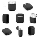 Soft Silicone Cases For Apple Airpods 1/2 Protective Case Bluetooth Wireless Earphone Cover For Apple air pods Charging Box Bags AExp