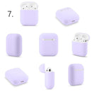 Soft Silicone Cases For Apple Airpods 1/2 Protective Case Bluetooth Wireless Earphone Cover For Apple air pods Charging Box Bags AExp