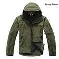 Softshell Military Tactical Jacket For Men / Waterproof Coat / Camouflage Hooded Army AExp