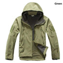 Softshell Military Tactical Jacket For Men / Waterproof Coat / Camouflage Hooded Army AExp