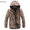 Softshell Military Tactical Jacket For Men / Waterproof Coat / Camouflage Hooded Army AExp