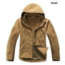 Softshell Military Tactical Jacket For Men / Waterproof Coat / Camouflage Hooded Army AExp