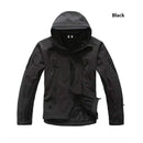 Softshell Military Tactical Jacket For Men / Waterproof Coat / Camouflage Hooded Army AExp