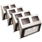 Solar Deck Lights, 4 pk (Stainless Steel)-Solar, Motion Detection & Specialty Lights-JadeMoghul Inc.