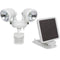 Solar, Motion Detection & Specialty Lights Solar-Powered Dual Head LED Security Spotlight (White) Petra Industries