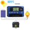 Solar MPPT 100A 60A 50A 40A 30A Charge Controller Dual USB LCD Display 12V 24V Solar Cell Panel Charger Regulator with Load JadeMoghul Inc. 