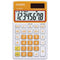 Solar Wallet Calculator with 8-Digit Display (Orange)-Calculators, Label Printers & Accessories-JadeMoghul Inc.