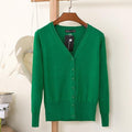 Solid Color Women Knitted Cardigan-Grass green-XXL-JadeMoghul Inc.