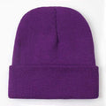 Solid Unisex Beanie Autumn Winter Wool Blends Soft Warm Knitted Cap Men Women SkullCap Hats Gorro Ski Caps 24 Colors Beanies AExp