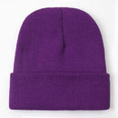 Solid Unisex Beanie Autumn Winter Wool Blends Soft Warm Knitted Cap Men Women SkullCap Hats Gorro Ski Caps 24 Colors Beanies AExp