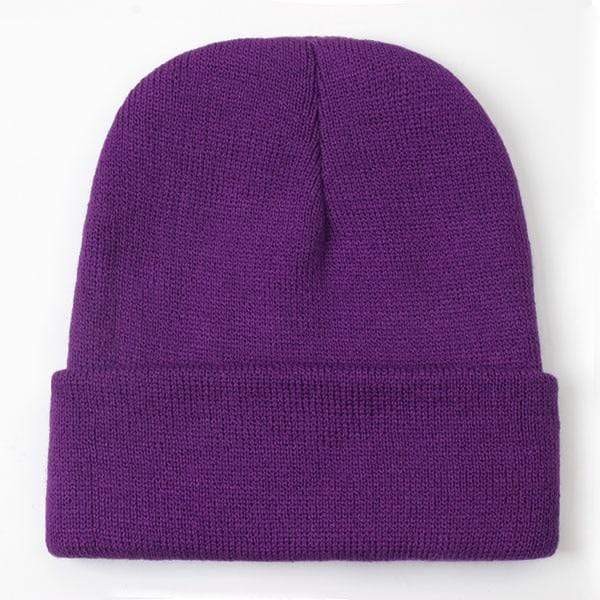 Solid Unisex Beanie Autumn Winter Wool Blends Soft Warm Knitted Cap Men Women SkullCap Hats Gorro Ski Caps 24 Colors Beanies AExp